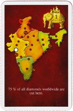 Karte über Surat, Rückseite