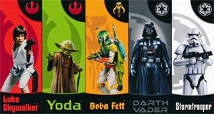 Die 5 Charaktere aus Star Wars