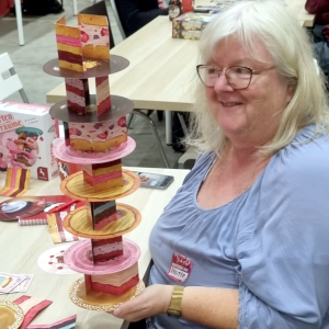 gestapelte Torte