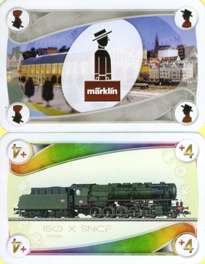 Wagenkarten: Fahrgastkarte und Lokomotive +4