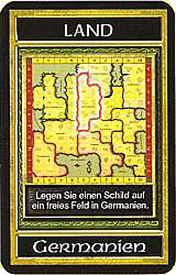 Schild nach Germanien