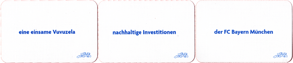 Eine einsame Vuvezela ist eine nachhaltige Investition des FC Bayern München