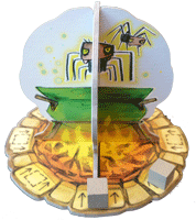 zwei Spinnen