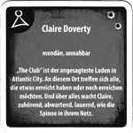 Charakter Claire Doverty - Rückseite
