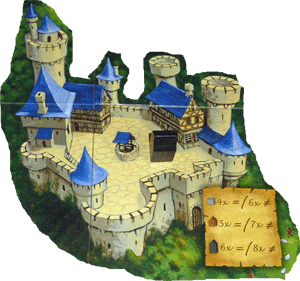 Die große Burg mit Baukosten