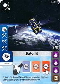 Militrische Technologie: Satellit - hat Reaktionssymbol