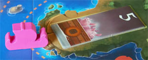 rosa Wikingerschiff