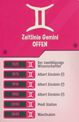Zeitlinie Gemini