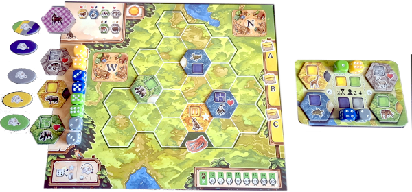 Parkplan und Tableau
